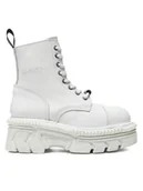 Glany damskie - NEW ROCK Glany M-MILI083CM-C56 Biały - miniaturka - grafika 1