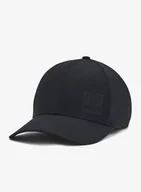 Czapki męskie - Czapka z daszkiem Under Armour UA ArmourVent Stretch Fit Cap - black/black - miniaturka - grafika 1