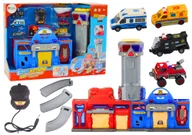 Samochody i pojazdy dla dzieci - Dla Dzieci Straż Pożarna Policja Pojazdy 6 Szt - miniaturka - grafika 1