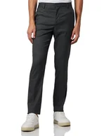 Spodnie męskie - United Colors of Benetton Spodnie Męskie, Pied De Poule Ciemnoszary I Czarny 901, 42 - miniaturka - grafika 1