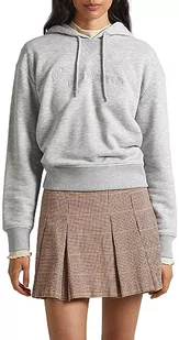 Pepe Jeans Damska bluza z kapturem Nanette, Szary (szary Marl), L - Bluzy damskie - miniaturka - grafika 1