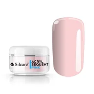 Żele do paznokci - Silcare Akryl Do Paznokci Sequent Lux Pink 12g - miniaturka - grafika 1