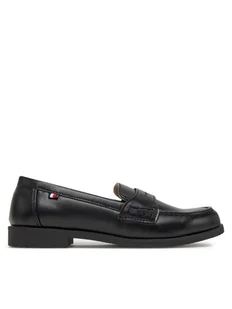 Tommy Hilfiger Półbuty T3B4-33173-1355 S Czarny - Buty dla chłopców - miniaturka - grafika 1