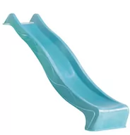 Place zabaw - Małpiszon, zjeżdżalnia dla dzieci 2,5m ślizg Rex turkusowy - miniaturka - grafika 1