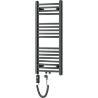 Grzejniki łazienkowe - Mexen Ares grzejnik elektryczny 900 x 400 mm, 300 W, antracyt - W102-0900-400-2300-66 - miniaturka - grafika 1