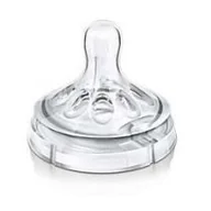 Smoczki do butelek - Philips antykolkowy Natural - silikon, 0-6m (2szt.) - miniaturka - grafika 1