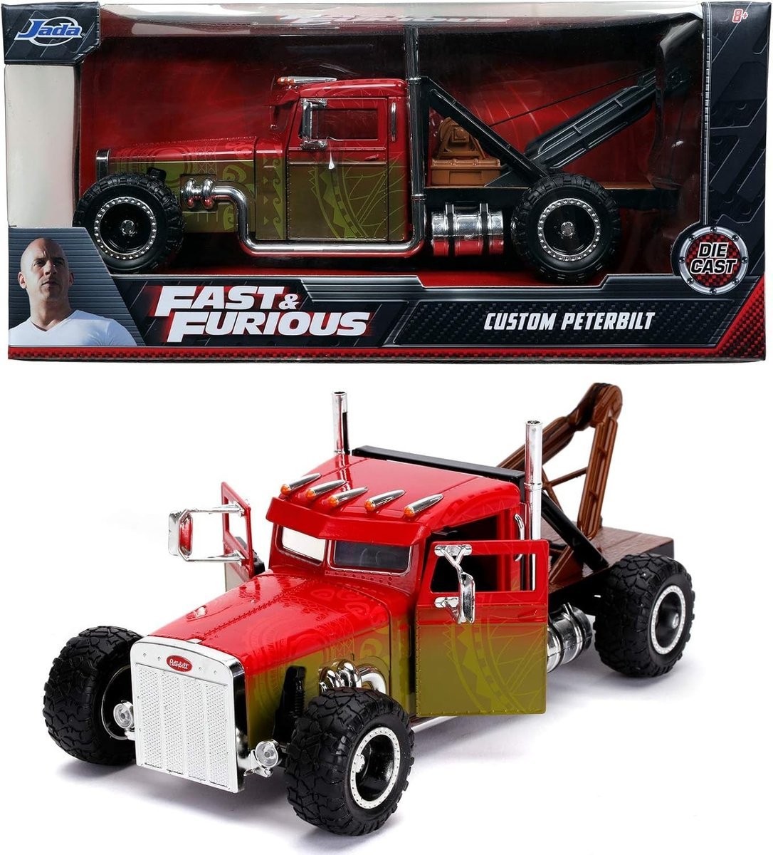 Jada Toys 1:24 Hobbs & Shaw Peterbilt Truck model diecast ciężarówka
