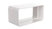 Wentylatory przemysłowe - Vents Łącznik kanałów płaski 120 x 60 mm - miniaturka - grafika 1