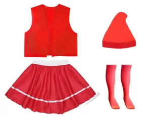 ZESTAW KRASNAL CZERWONY 98-110 4el - Stroje karnawałowe - miniaturka - grafika 1