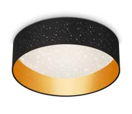 Lampy sufitowe - Briloner 3882-015 - LED Plafon MAILA STARRY LED/18W/230V czarny/złoty - miniaturka - grafika 1