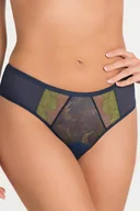 Majtki damskie - GORSENIA Figi damskie BRAZYLIANY ARIANNA K800 S GRANATOWY - miniaturka - grafika 1