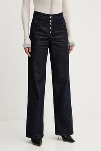 Patrizia Pepe jeansy damskie kolor granatowy 8P0719 D113 - Spodnie damskie - miniaturka - grafika 1