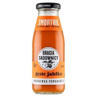 Bracia Sadownicy - Smoothie Gęste jabłko marchewka pomarańcza - Soki i napoje niegazowane - miniaturka - grafika 1