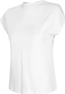 Bluzki damskie - Koszulka damska 4F biała H4L21 TSD038 10S-2XL - miniaturka - grafika 1