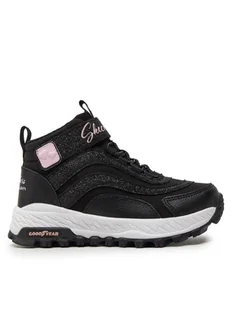 Skechers Sneakersy Fuse Tread Wild Adventure 302948L/BLK Czarny - Buty dla dziewczynek - miniaturka - grafika 1