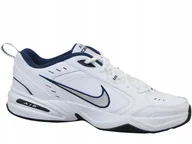 Buty sportowe męskie - Nike Air Monarch IV 415445 102 Buty Męskie Białe - miniaturka - grafika 1