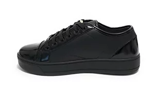 Guess buty męskie trampki Udine Carryover skóra czarny US23GU04 FM5UDIFAB12, Czarny, 42 EU - Trampki męskie - miniaturka - grafika 1