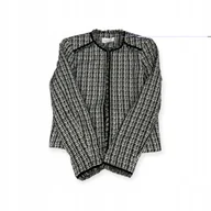 Swetry damskie - Narzutka bolerko damskie długi rękaw CALVIN KLEIN - miniaturka - grafika 1