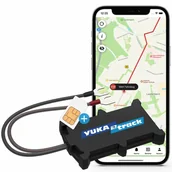 Lokalizatory GPS - Yukatrack easyWire GPS Uniwersalne Namierzacz GPS Czarny - miniaturka - grafika 1