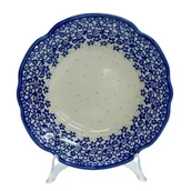 Dekoratorstwo - Ceramiczny talerz głęboki 23,5 cm Ceramika Bolesławiec - miniaturka - grafika 1