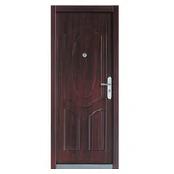 Drzwi zewnętrzne - Drzwi zewnętrzne wewnątrzklatkowe RA-07 mahoń 80 lewe - miniaturka - grafika 1