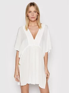 Ralph Lauren Lauren Sukienka plażowa 20151080 Biały Relaxed Fit - Sukienki - miniaturka - grafika 1