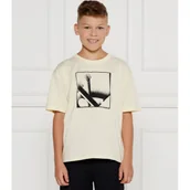 Koszulki dla chłopców - Calvin Klein Jeans T-shirt | Relaxed fit - miniaturka - grafika 1