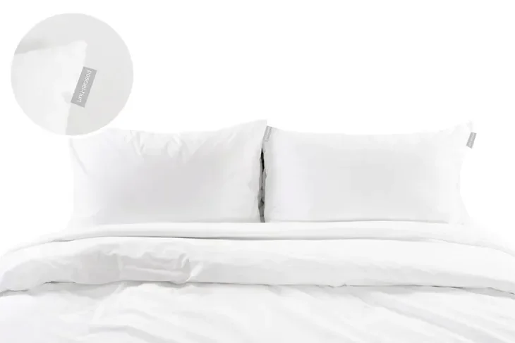 POŚCIEL HOTELOWA 140x200cm + Poszewka 70x80cm 130g/m2 BAWEŁNA 50/50%