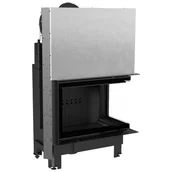 Wkłady kominkowe - wkład MBA prawy BS gilotyna V2 czarny termotec - miniaturka - grafika 1