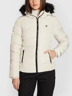 Kurtki damskie - Kurtka damska Calvin Klein J20J219824 XS Beżowa (8719856657697) - miniaturka - grafika 1
