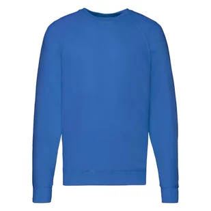 Bluza męska Lightweight Raglan Sweat Fruit of the Loom - Niebieski M - Bluzy męskie - miniaturka - grafika 1