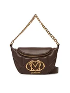 Nerki - LOVE MOSCHINO Saszetka nerka JC4187PP0NLC0313 Brązowy - miniaturka - grafika 1
