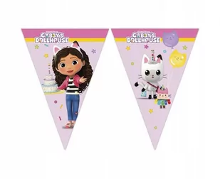 Flagi Banner Baner Koci Domek Gabi - Dekoracje i nakrycia stołu na imprezę - miniaturka - grafika 1