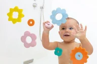 Zabawki do kąpieli - Quut, puzzle piankowe Quutopia Kwiaty - miniaturka - grafika 1