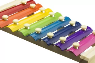 Cymbałki drewniane kolorowe edukacyjne - Instrumenty muzyczne dla dzieci - miniaturka - grafika 2