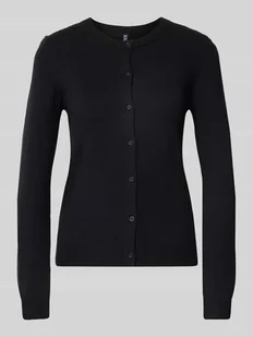 Kurtka o kroju slim fit z dzianiny z mieszanki wiskozy model ‘NORA’ - Swetry damskie - miniaturka - grafika 1