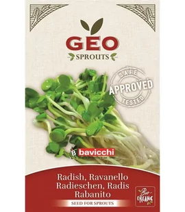 Rzodkiewka - nasiona na kiełki GEO, certyfikowane, 30g, Bavicchi (VRV1103) - Zdrowa żywność - miniaturka - grafika 1