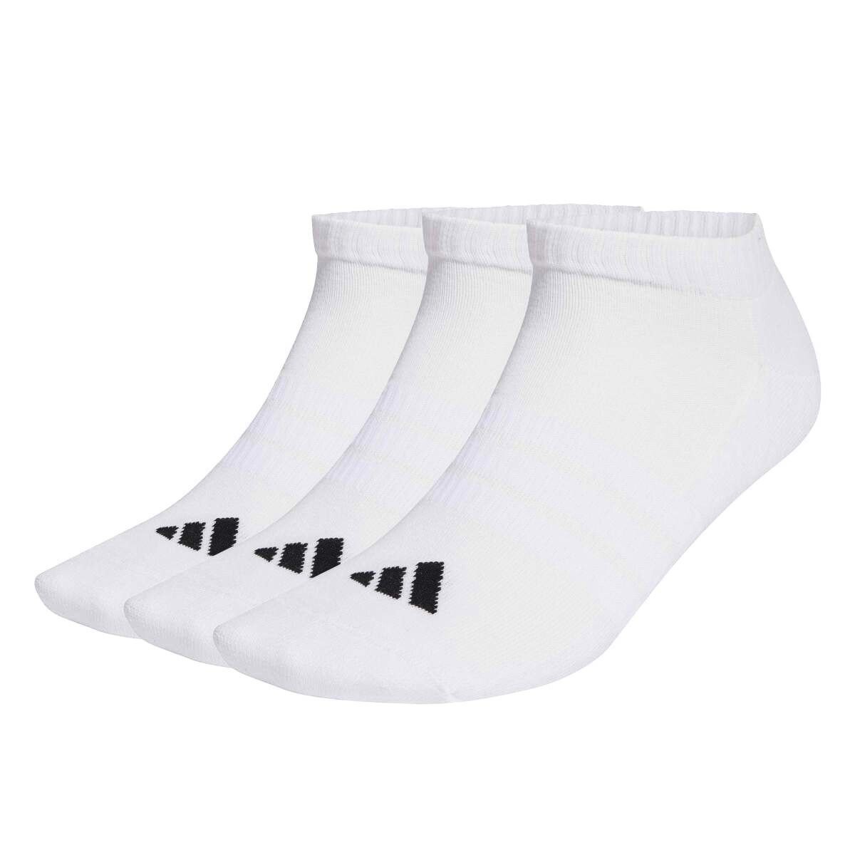 Skarpetki adidas Cushioned Essentials Low Cut Socks 3 Pair Pack White/White/Black L