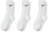 Skarpetki damskie - Nike Mężczyźni Unisex U Nk Everyday Ltwt Crew 3Pr SX7676-100 Skarpety, Biały/Czarny, L - miniaturka - grafika 1