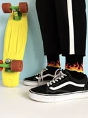 Skarpetki męskie - Skarpetki kolorowe Fire w płomienie dla kobiet i mężczyzn - miniaturka - grafika 1