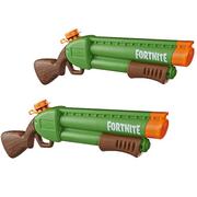 Zabawki militarne - Nerf Super Soaker Fortnite Shotgun Pump-SG 2 pack E7647 x2 - miniaturka - grafika 1