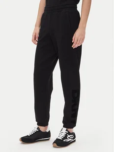 DKNY Spodnie dresowe DP5P3585 Czarny Regular Fit - Spodnie sportowe damskie - miniaturka - grafika 1