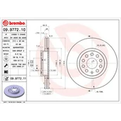 Tarcze hamulcowe - Tarcza hamulcowa BREMBO 09.9772.11 - miniaturka - grafika 1