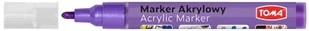 Toma Marker akrylowy TO-402 2,5mm fioletowy 9334 - Markery permanentne - miniaturka - grafika 2