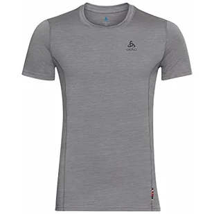 Odlo Bl Top Crew Neck S/S Natural Light podkoszulek męski, szary, xxl - Koszulki męskie - miniaturka - grafika 1