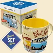 Kubki - Retro Kubek Ceramiczny w Pudełku VW Bulli Let`s Get Lost 340 ml - miniaturka - grafika 1
