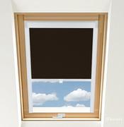 Karnix Rolety do okien dachowych PREMIUM BASMATI - Wenge / Biały