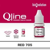 Pozostałe akcesoria kosmetyczne - Pigment Bioevolution Red 705 - Qline - 5ml - miniaturka - grafika 1