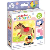 Układanki dla dzieci - CzuCzu Układam Zwierzątka - miniaturka - grafika 1