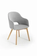 Krzesła - Luka 2 krzesło tapicerowane tkanina do wyboru nogi dąb artisan - miniaturka - grafika 1